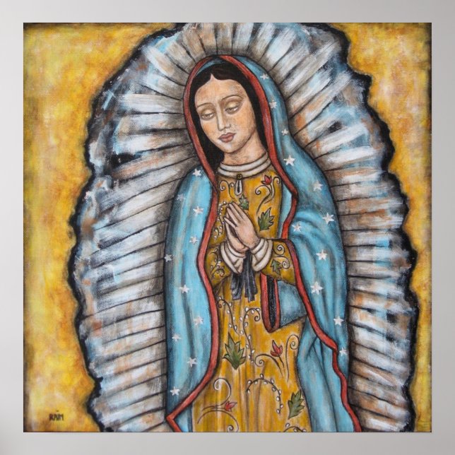 Poster de la Vierge de Guadalupe (Devant)
