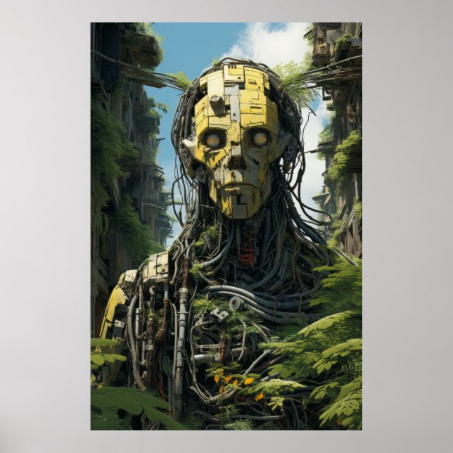 Poster de la ville de Solarpunk Redshift (Devant)