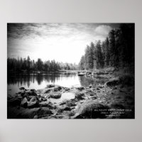 Poster de la zone de canot de la limite de l'eau