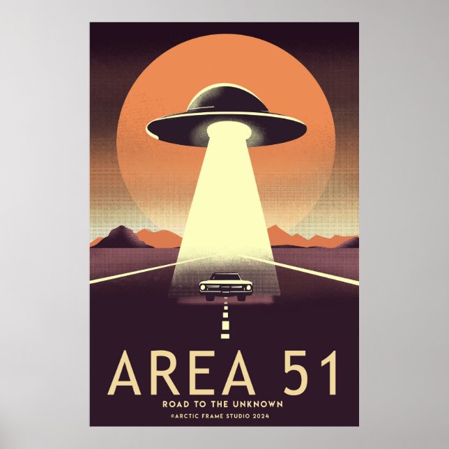 Poster de la zone de rosée rétro 51 (Devant)