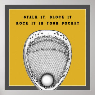 Poster de Lacrosse Goalie