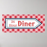 Poster de l'affiche d'art vintage Kitchen Diner