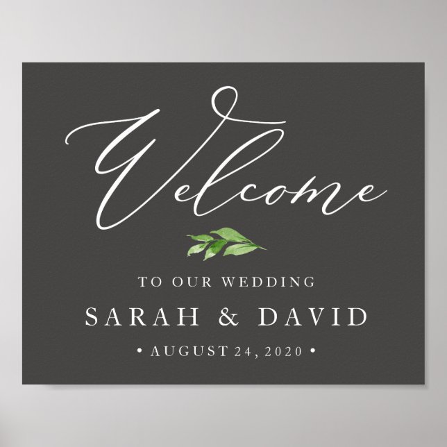 Poster de l'Affiche de bienvenue mariage (Devant)