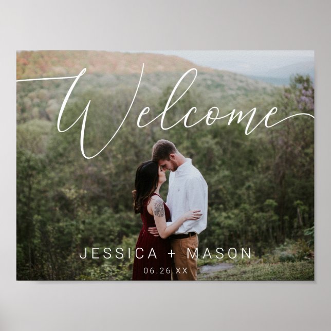 Poster de l'Affiche de bienvenue Mariage de la pho (Devant)