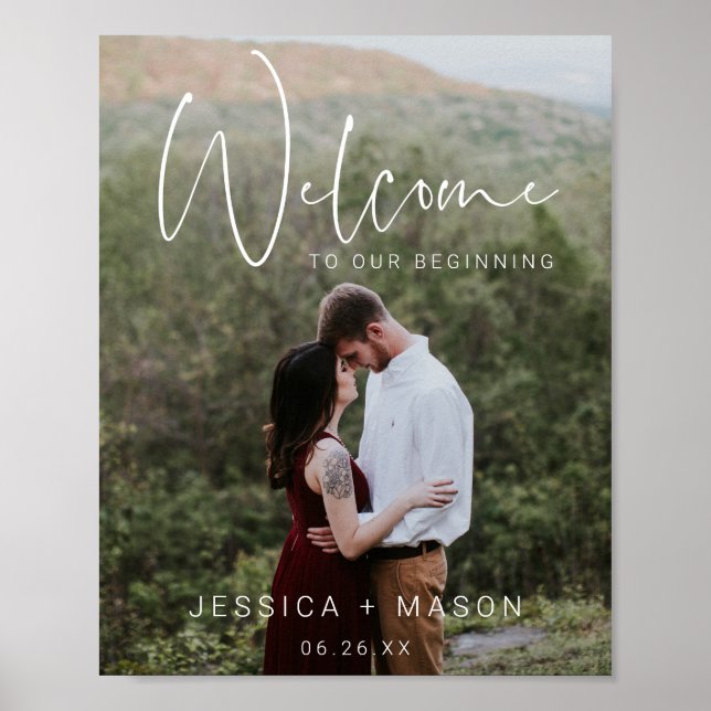 Poster de l'Affiche de bienvenue Mariage de la pho (Devant)