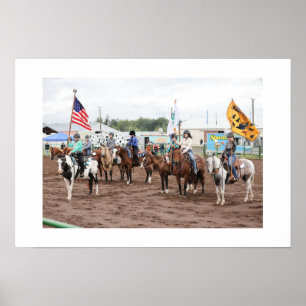 Poster de l'affiche de la parade Horse du comté de
