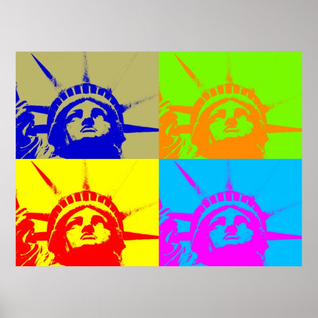 Poster de l'affiche de la statue de la Liberté (Devant)