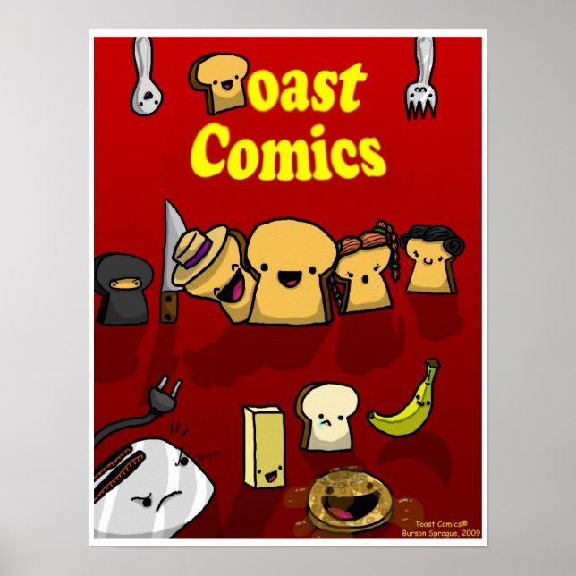 Poster de l'affiche de toast Comics (Devant)