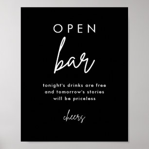 Poster de l'affiche du Mariage noir moderne Open B