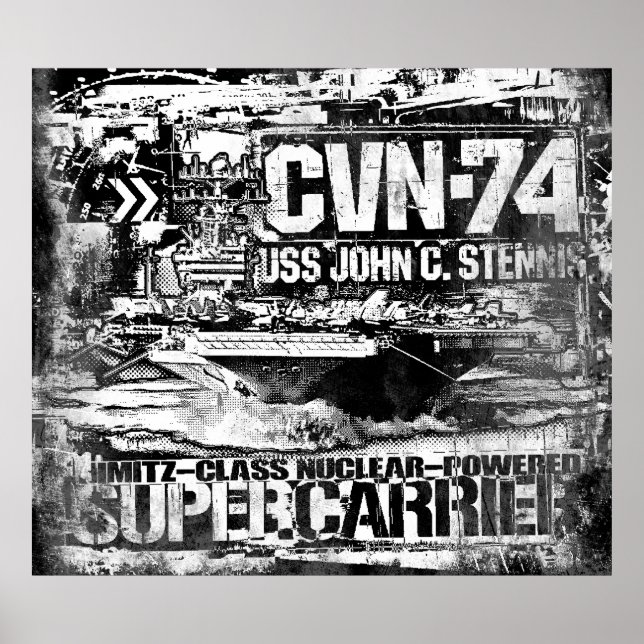 Poster de l'affiche du porte-avions John C. Stenni (Devant)