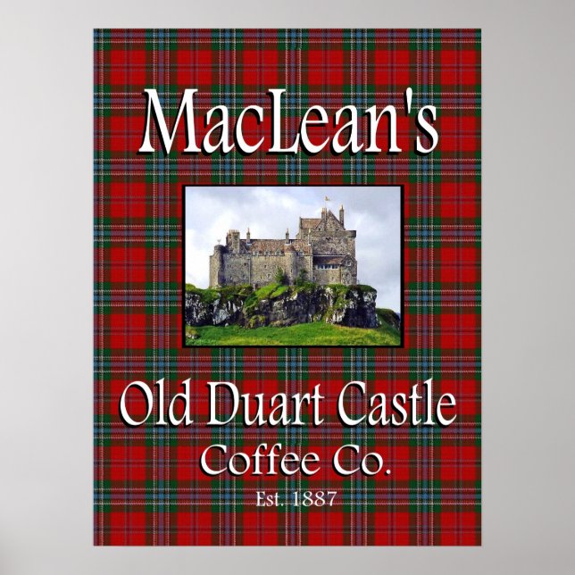 Poster de l'affiche Old Duart Castle Coffee Co. de (Devant)