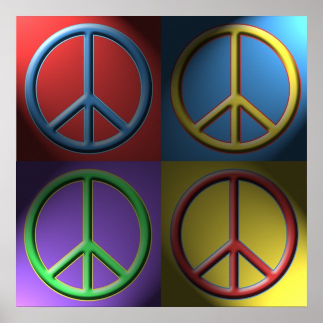 Poster de l'affiche Pop Art Peace (Devant)