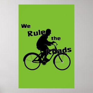 Poster de l'affiche sur les routes (cyclistes)