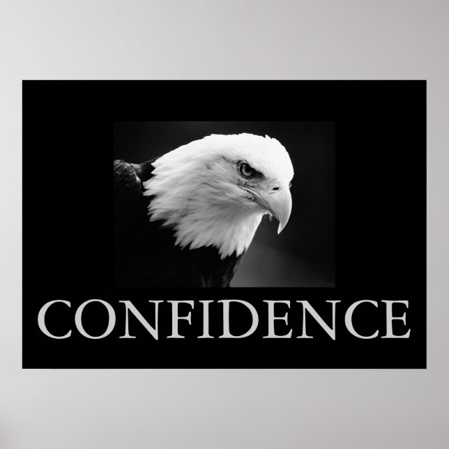 Poster de l'aigle de confiance motivationnelle noi (Devant)