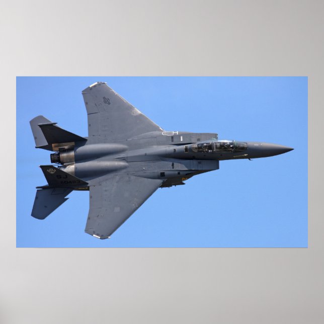 Poster de l'aigle F-15E Strike (Devant)