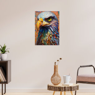 Poster de l'aigle mosaïque