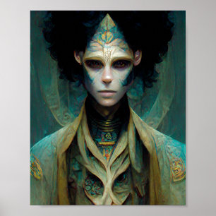 Poster de l'Alien Man Sci-Fi Art