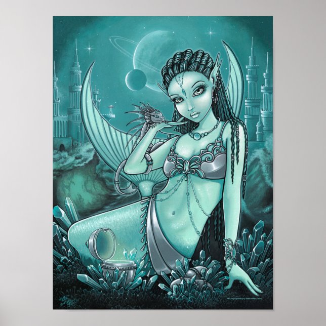Poster de l'Alien Uli Mermaid Crystal Dragon City (Devant)