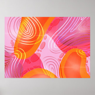 Poster de lampes de lave
