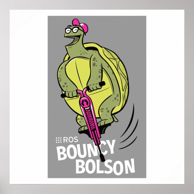 Poster de lancement de ROS Bouncy Bolson (Devant)