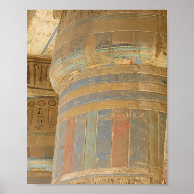 Poster de l'ancien temple égyptien (Devant)