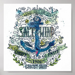 Poster de l'Ancre Old Sailor