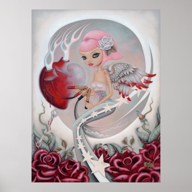 Poster de l'Ange du côté de la route (Devant)