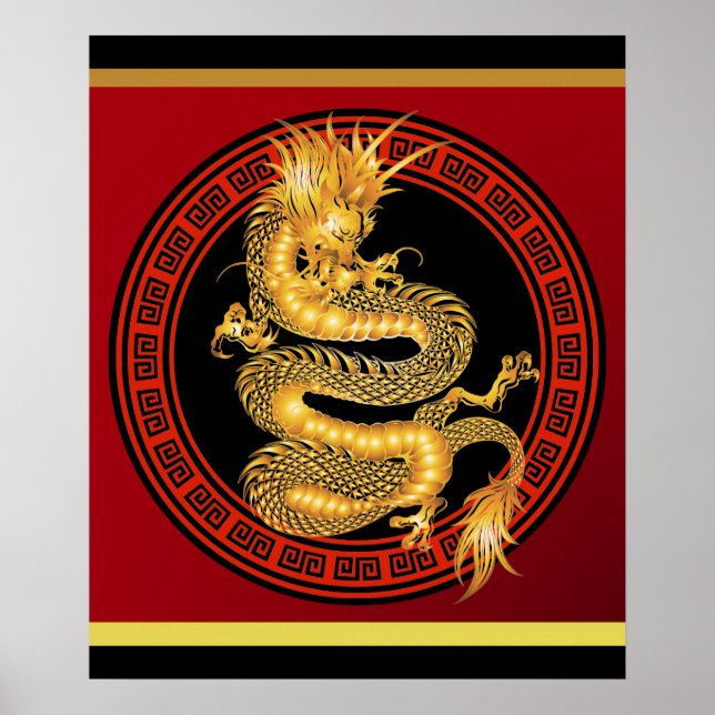 Poster de l'Année chinoise du dragon (Devant)