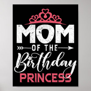 Poster De L'Anniversaire Princesse Fille Fille Amusante B