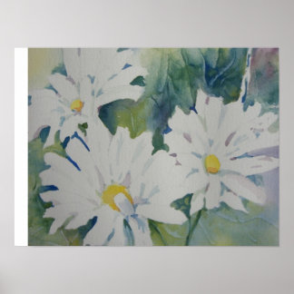 Poster de l'aquarelle de marais