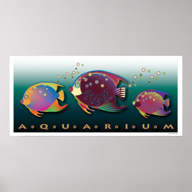 Poster de l'aquarium des Beautés tropicales (Devant)