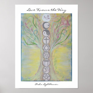 Poster de l'Arbre de l'Unité - L'amour connaît la 