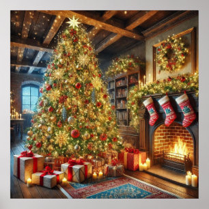 Poster de l'arbre de Noël