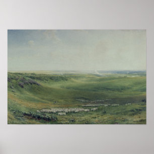 Poster De larges pâturages, Sussex