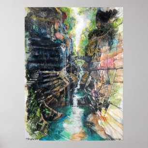 Poster de l'arlson Watkins Glen Gorge