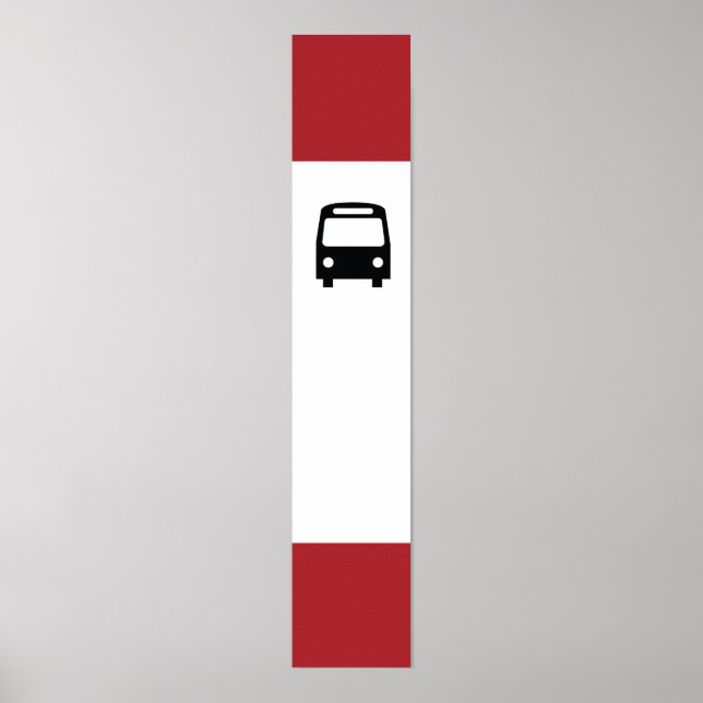 Poster de l'arrêt de bus TTC (Devant)