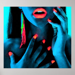 Poster de l'art néon