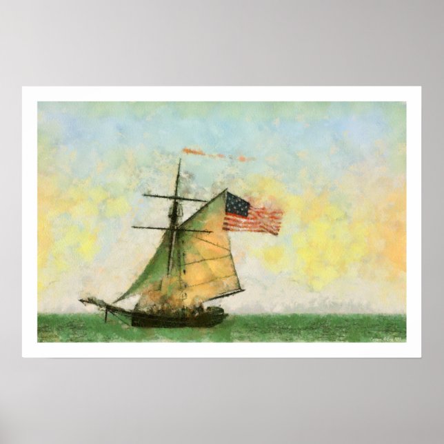 Poster de l'artisanat des grands navires (Devant)