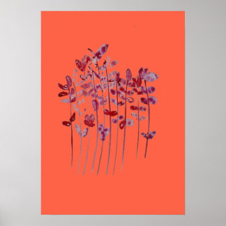 Poster de l'artisanat floral