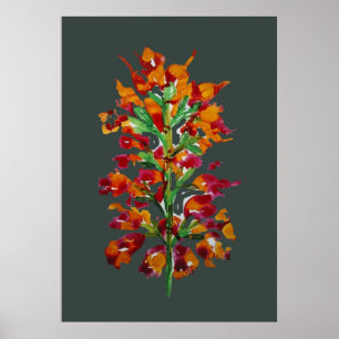 Poster de l'artisanat floral