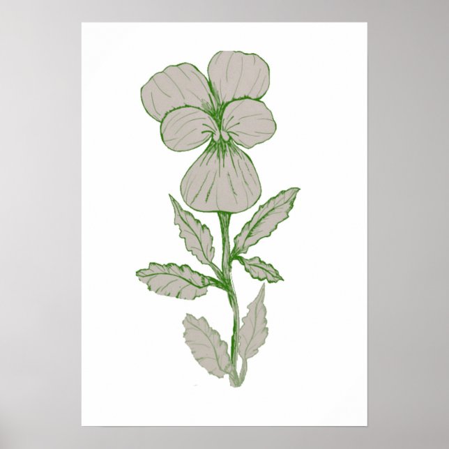 Poster de l'artisanat floral (Devant)