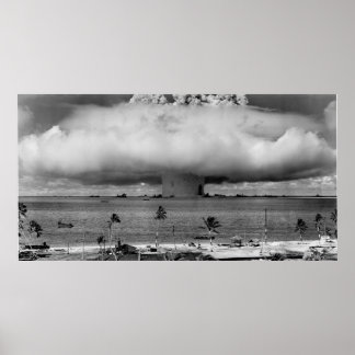 Poster de l'atoll de Bikini