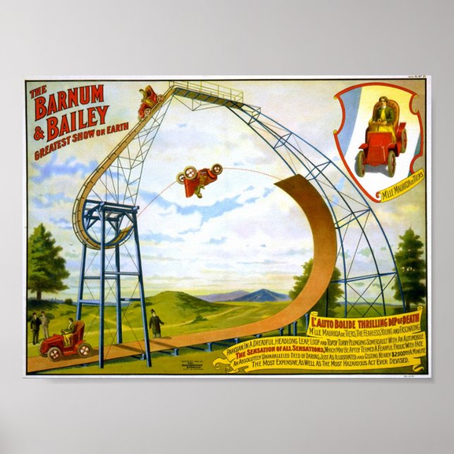 Poster de l'Auto Bolide Frissement Dip of Death Ci (Devant)