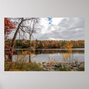 Poster de l'automne à Haviland Cove Beach