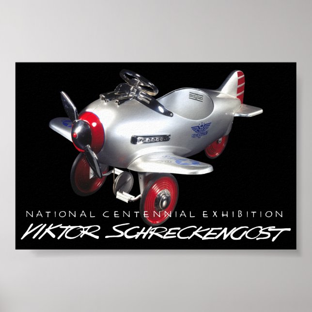 Poster de l'avion de poursuite (Devant)