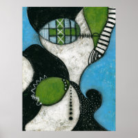Poster de l'Écharpe d'hiver Art mur