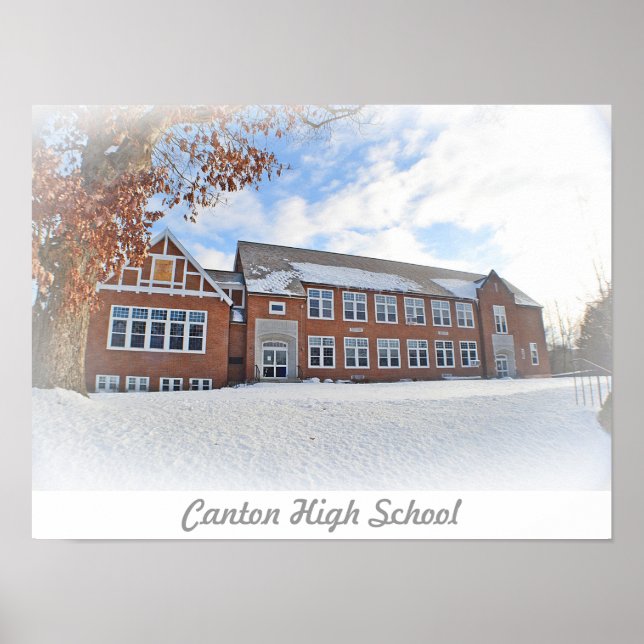 Poster de l'école secondaire de Canton (Devant)