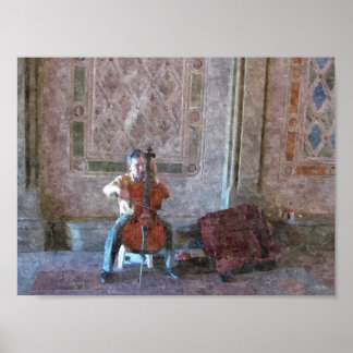 POSTER DE LECTEUR CELLO