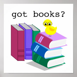 Poster de lecture de livres