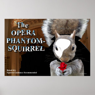 Poster de l'écureuil fantôme Opera